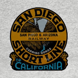 Vintage San Diego and Arizona Railway T-Shirt